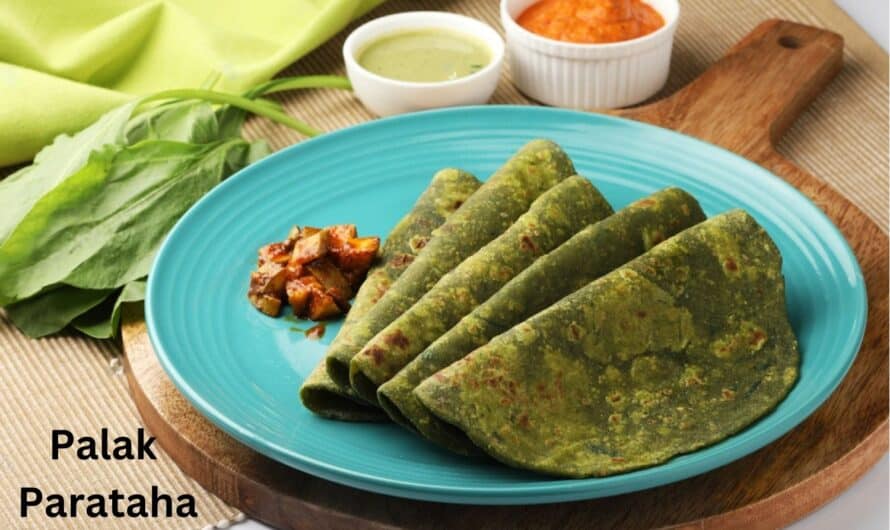 पालक पराठा रेसिपी ( हिंदी ) / Palak Paratha Recipie in ( Hindi )